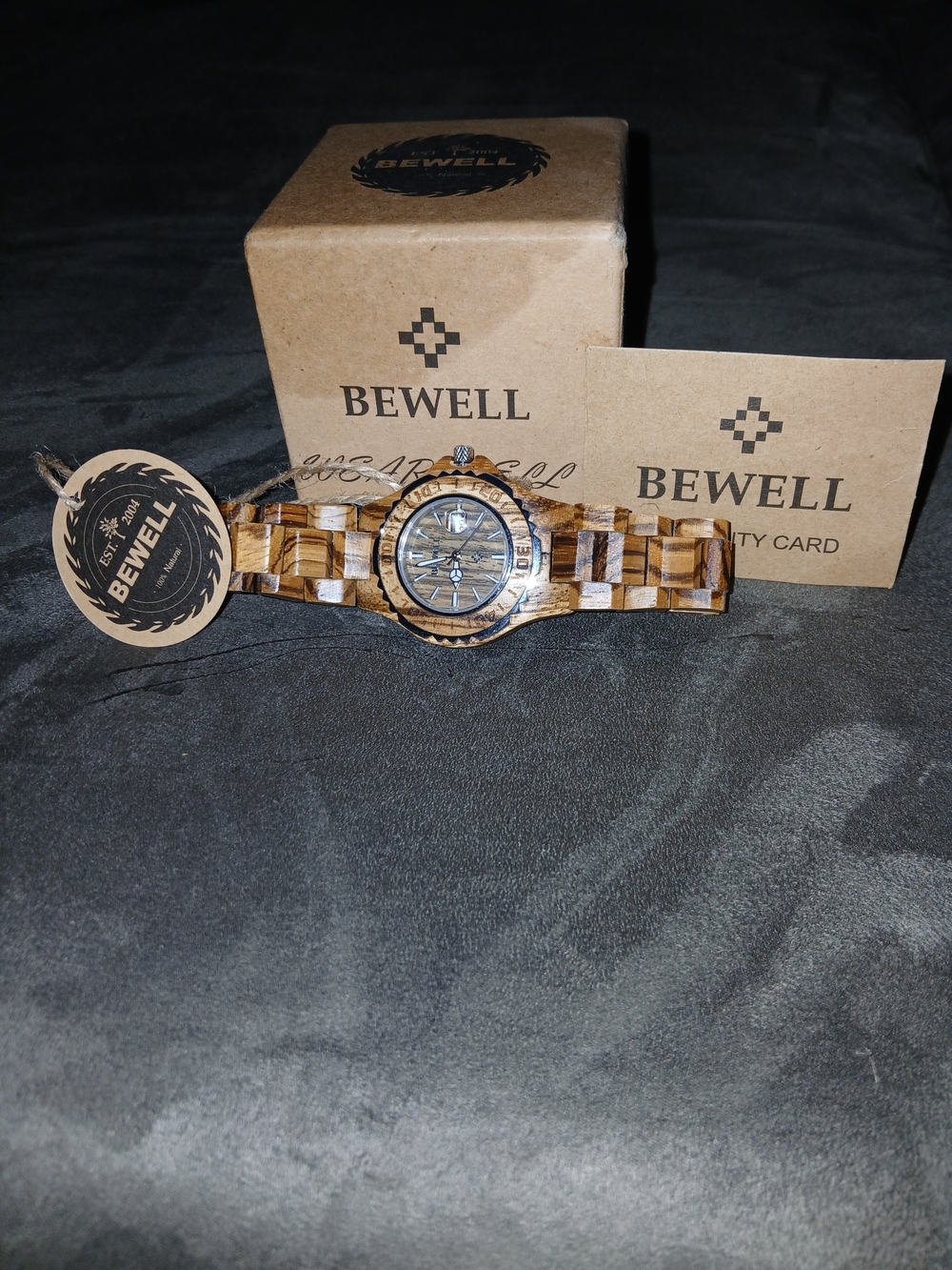 Women's Natural Wood Watch in Brown